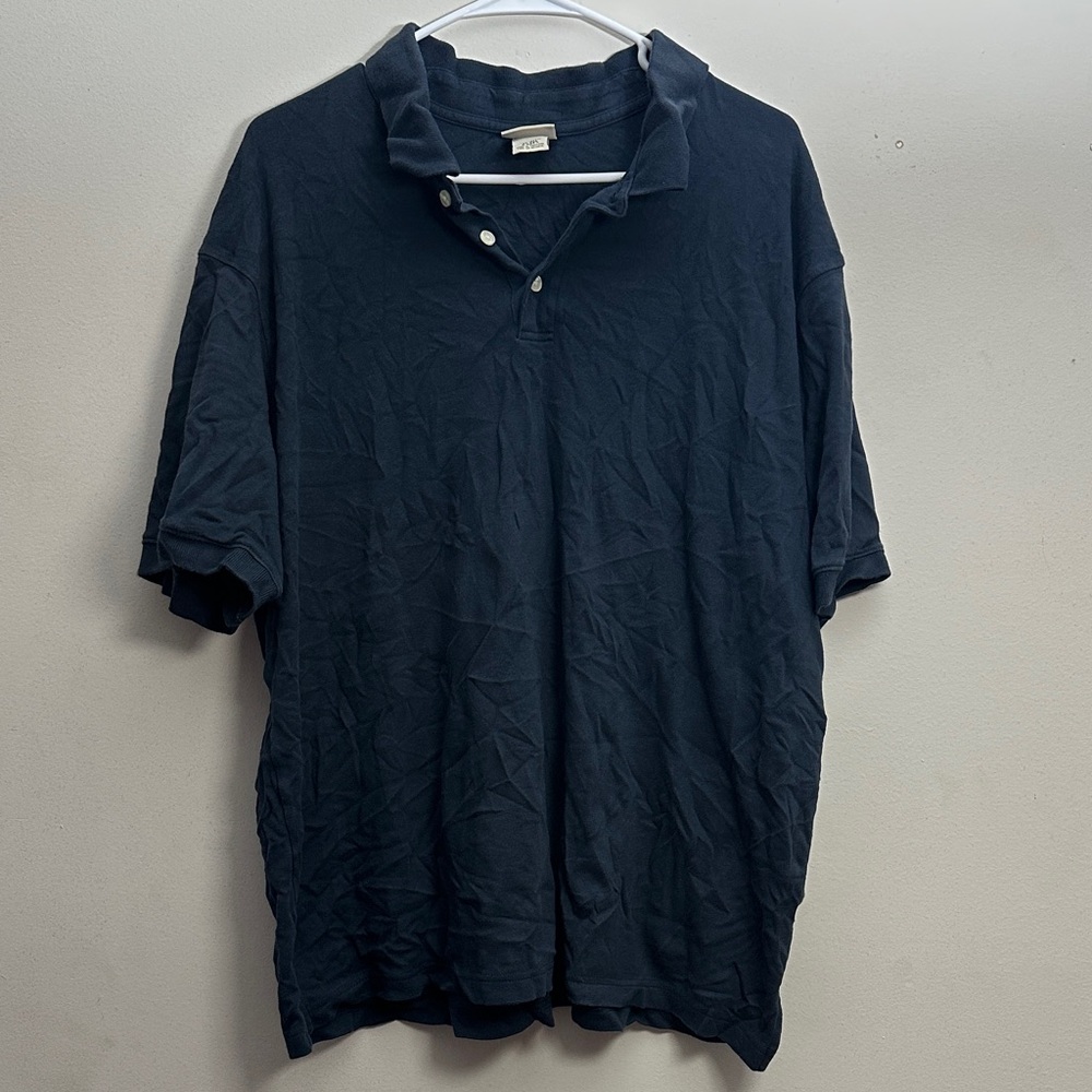 L.L. Bean Dark Blue Polo Shirt